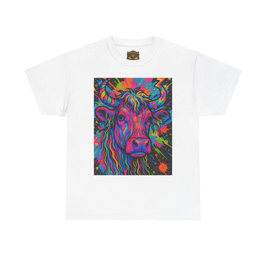 Psychedelic Cow Art Tee