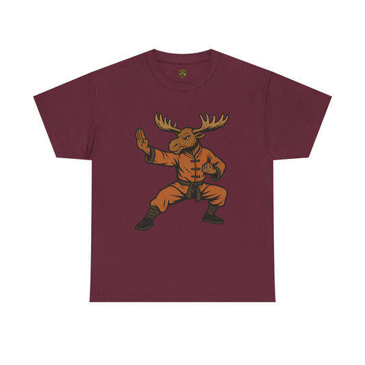 Moose Lee Kung Fu T-Shirt — Martial Arts Moose Graphic Tee