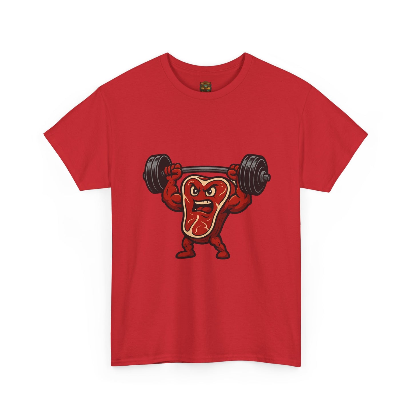 Steak Lifter T-Shirt — Funny Grillmaster BBQ Tee for Meat Lovers