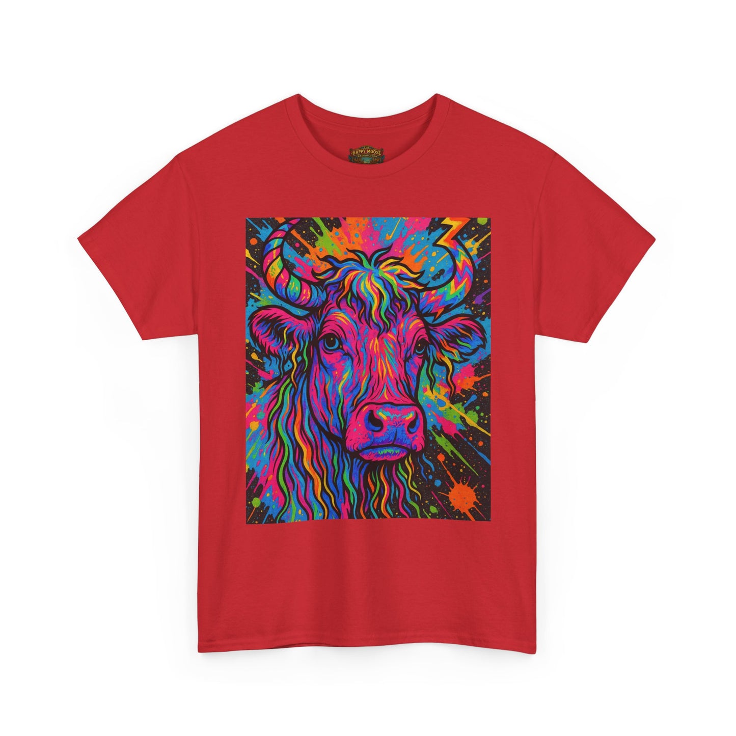 Psychedelic Cow Art Tee