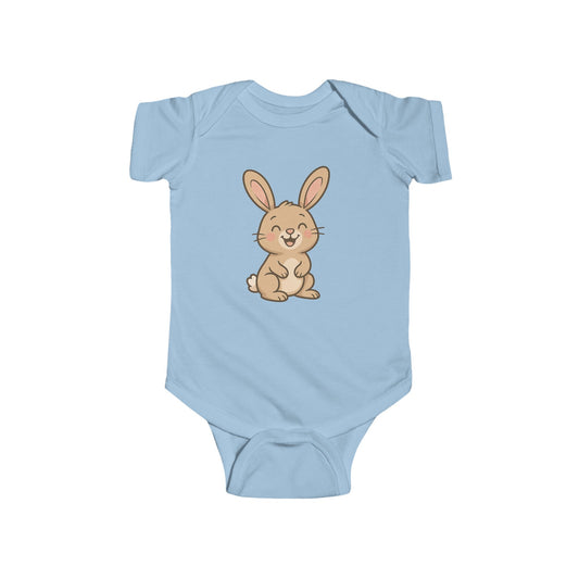 Baby Vest Infant Bodysuit - Cute Sitting Bunny, Newborn Easter Gift