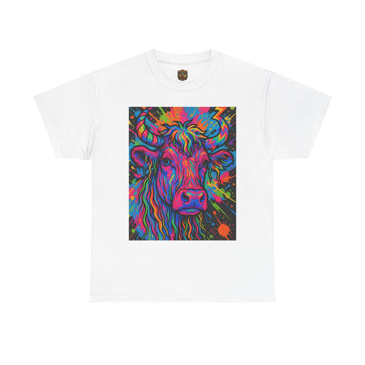 Psychedelic Cow Art Tee