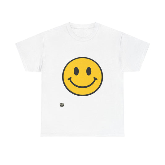 Smiley Face Graphic Tee — Retro Happy Emoji T-Shirt