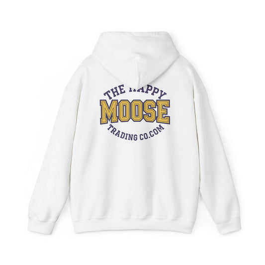 Moose Trading Co. Logo Hoodie — 'The Happy Moose' Vintage Logo Hooded Sweatshirt