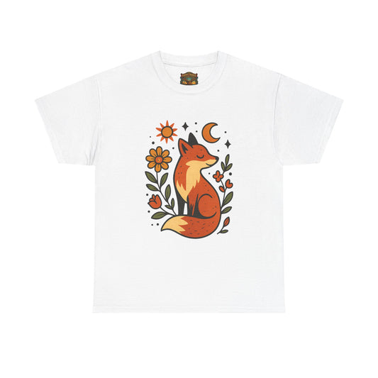 Fox Illustration T-Shirt | Cute Woodland Animal Tee
