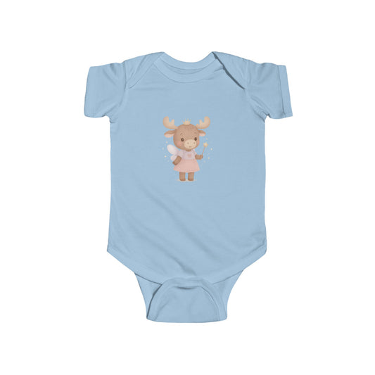 Baby Vest Infant Bodysuit - Cute Moose Fairy Princess
