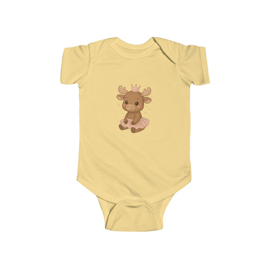 Cute Moose Baby Princess Infant Vest Bodysuit