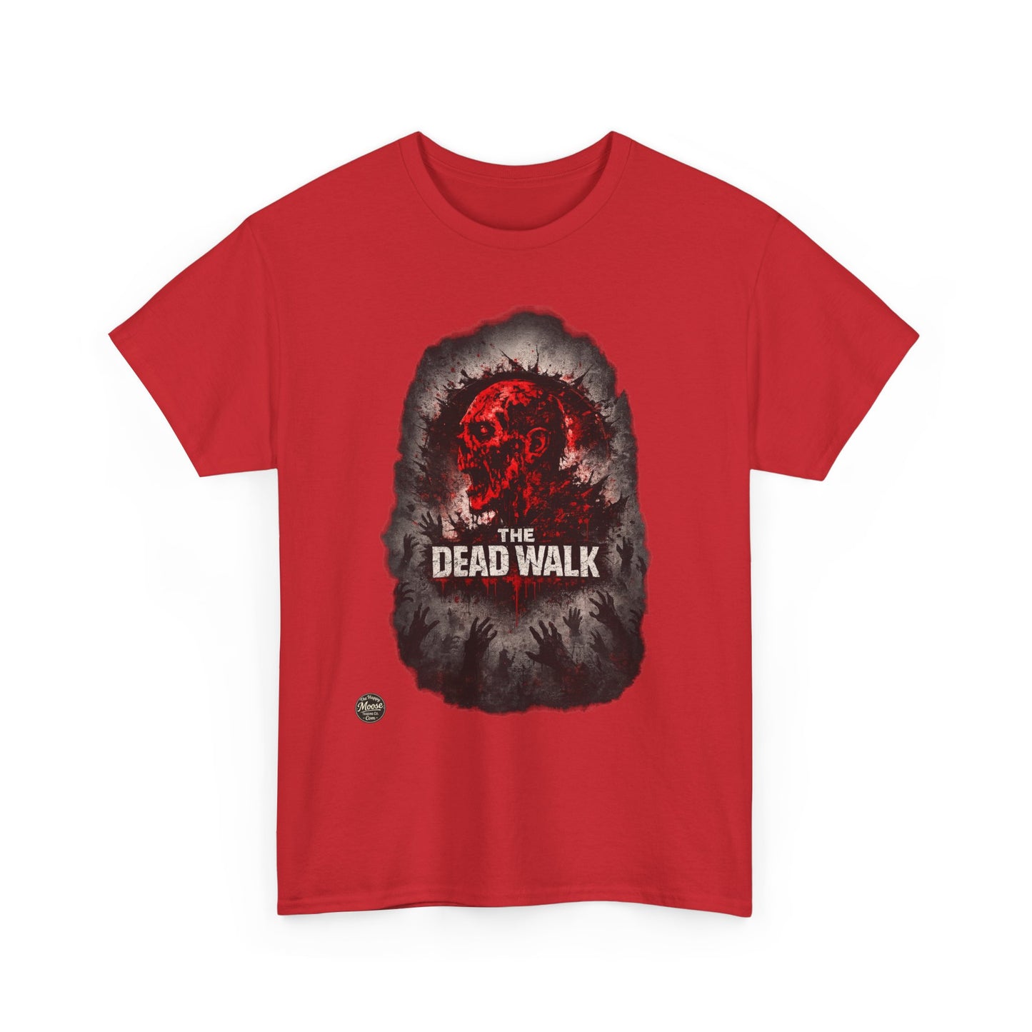 Zombie Graphic Tee — "The Dead Walk" Horror T-Shirt EZ003