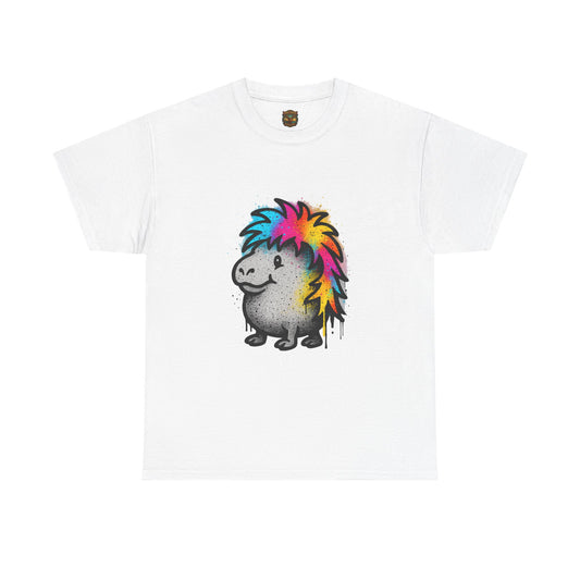 Rainbow Mohawk Quokka T-Shirt — Cute Colorful Quokka Tee