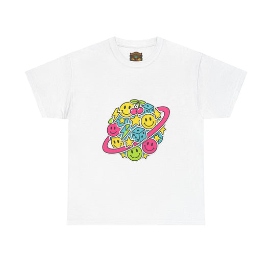Emoji Planet T-Shirt | Cute Planet Emoji Graphic Tee