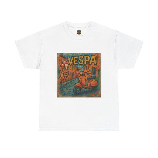 Vintage Scooter Gelato Tee| Vespa Ice Cream Italy T-Shirt