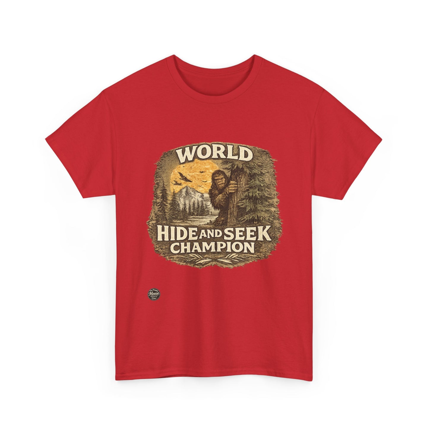 Bigfoot "World Hide and Seek Champion" T-Shirt #M001