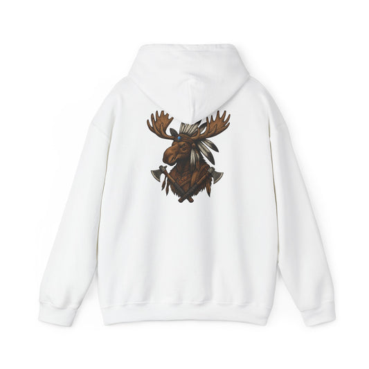 Indian Warrior Moose Hoodie