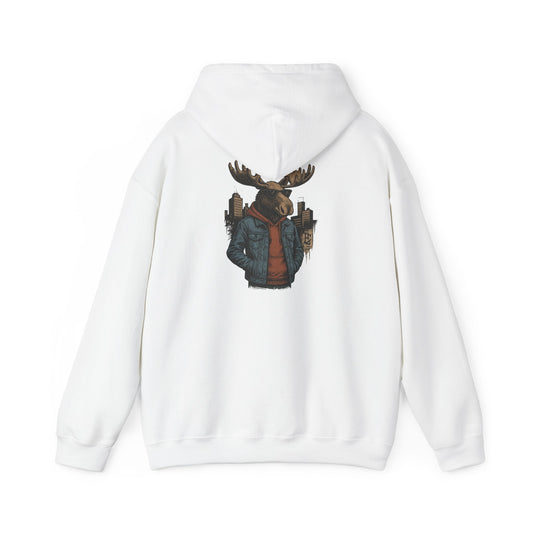 Urban Moose Cityscape Hoodie — Urban Moose Graphic Hooded Sweatshirt