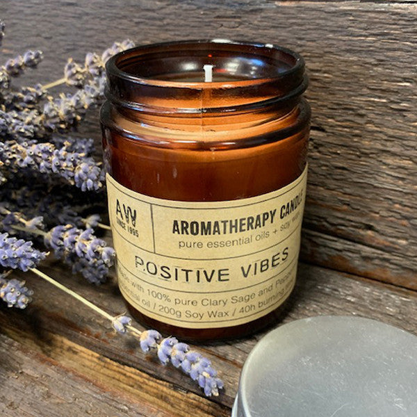 Aromatherapie-Kerze - Positive Vibes