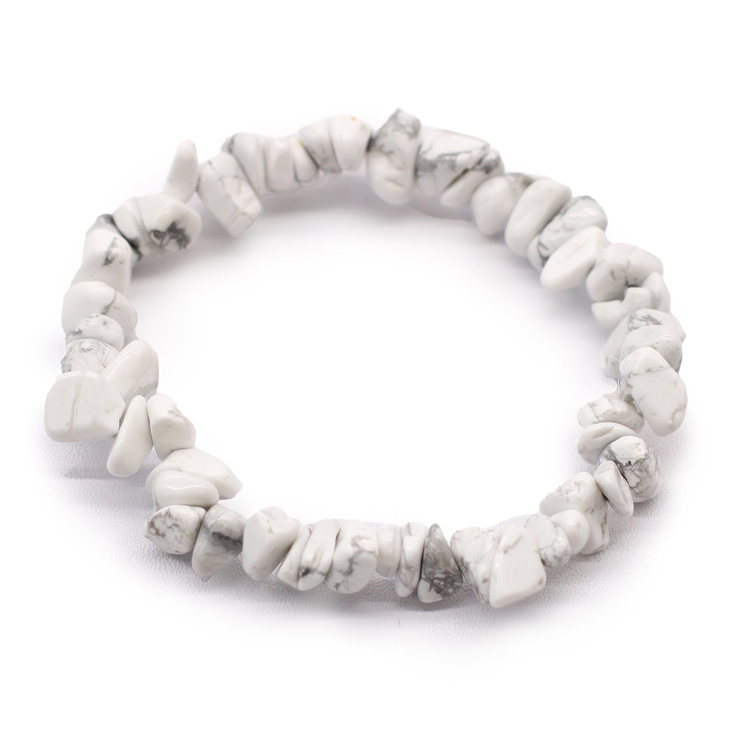 Chipstone Armband - Weißer Jaspis