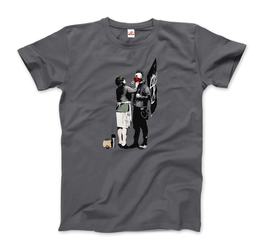 Banksy Anarchist Punk und seine Mutter Kunstwerk T-Shirt