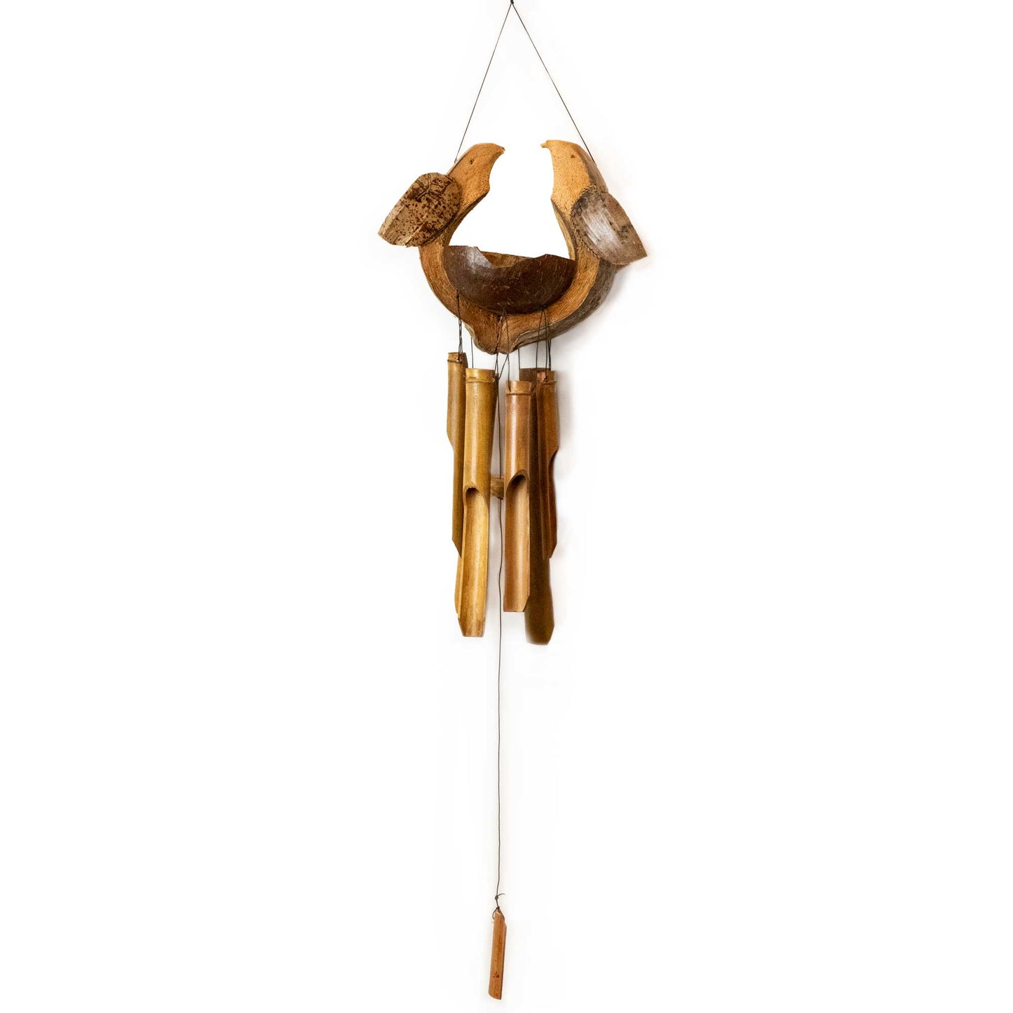 Bambus-Windspiel – Natürliches Finish – Ehemann & Ehefrau