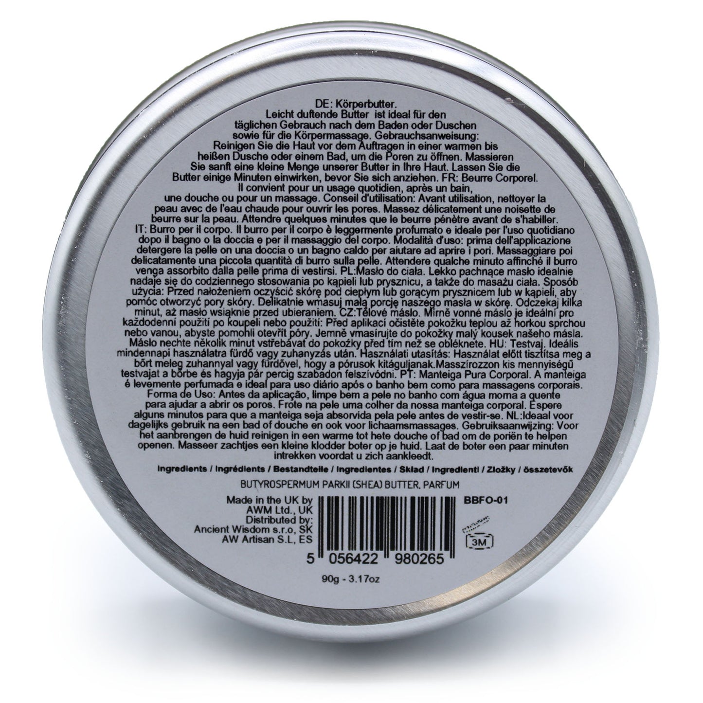 Duftende Shea-Körperbutter 90 g – Sleepy Coconut