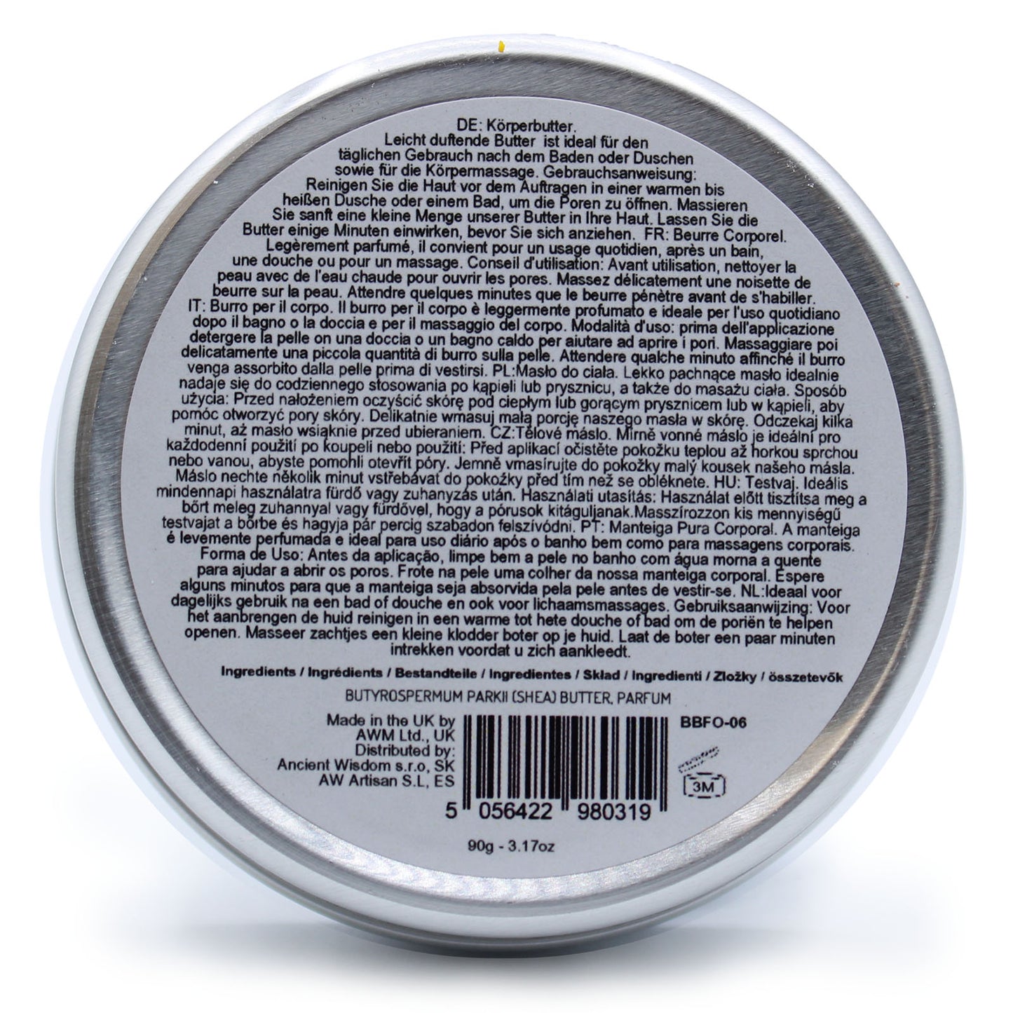 Duftende Shea-Körperbutter 90 g – Fluffy Marshmallow