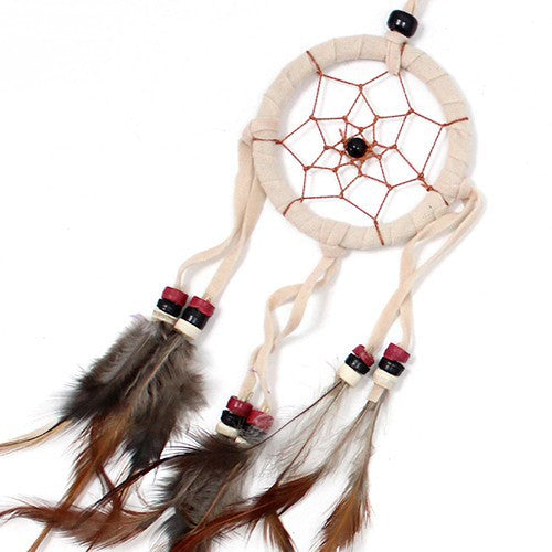 Bali Dreamcatchers - Small Round - Cream/Coffee/Choc.Pack Of 6.