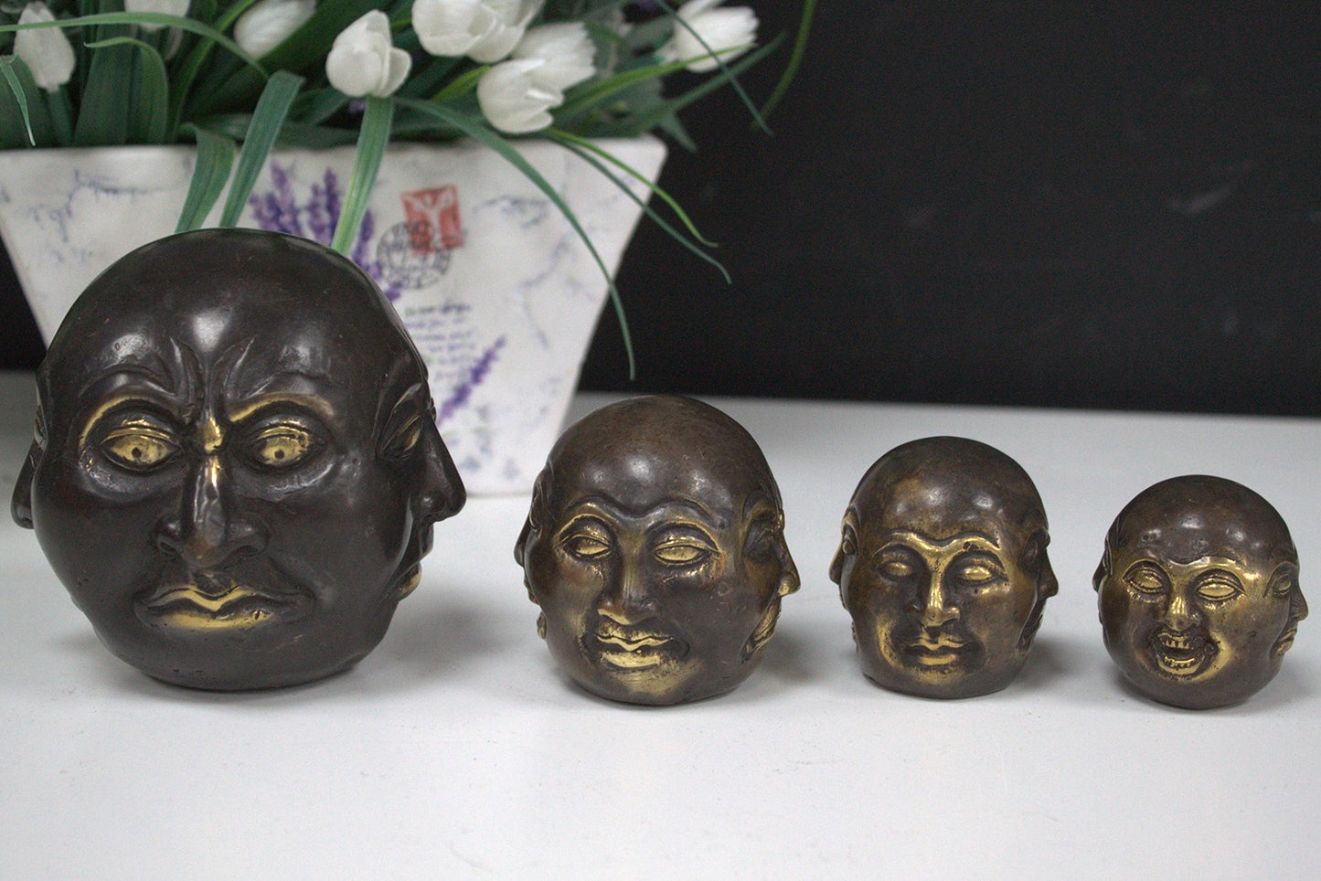 Fengshui - Viergesichtiger Buddha - 6cm