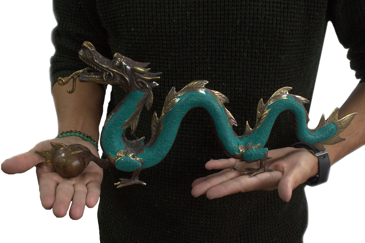 Fengshui - Großer Drache mit Ball - 45cm