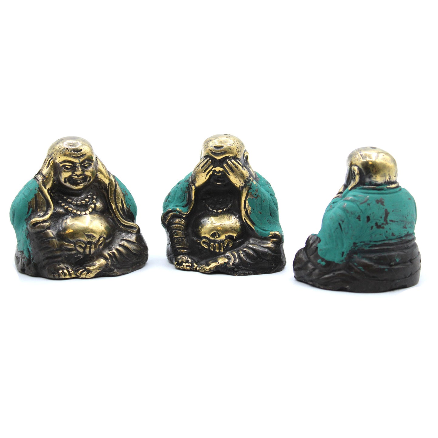 3er Set - See No Evil etc - Buddha