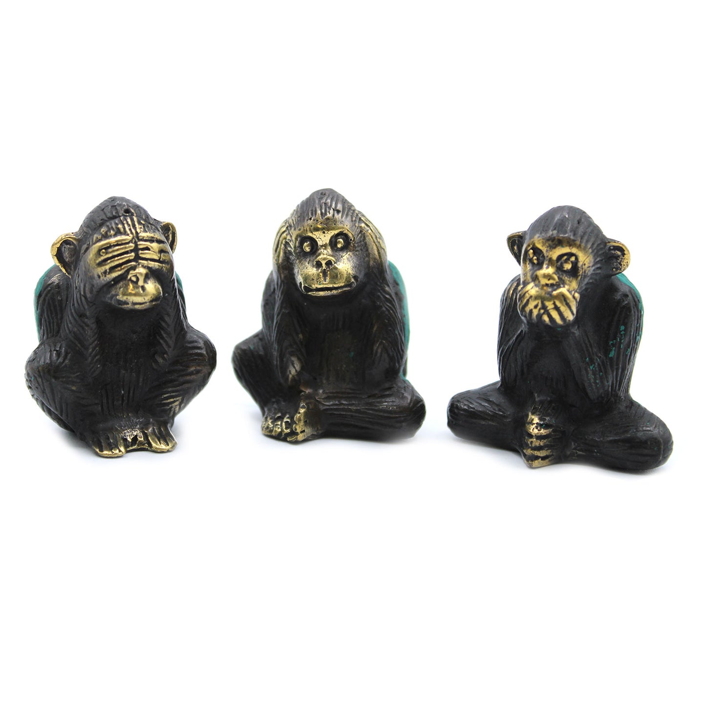 3er Set - See No Evil etc - Affen