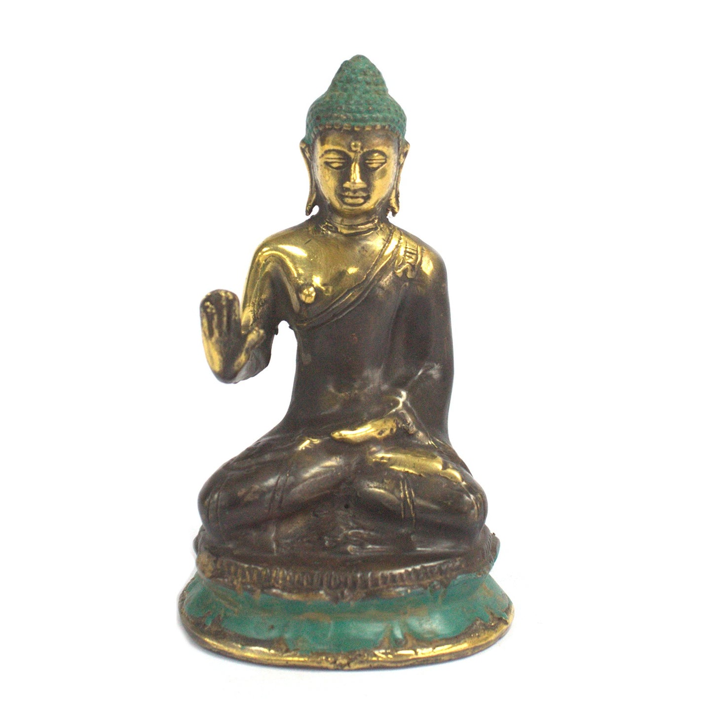 Sitzender Buddha mit erhobener Hand
