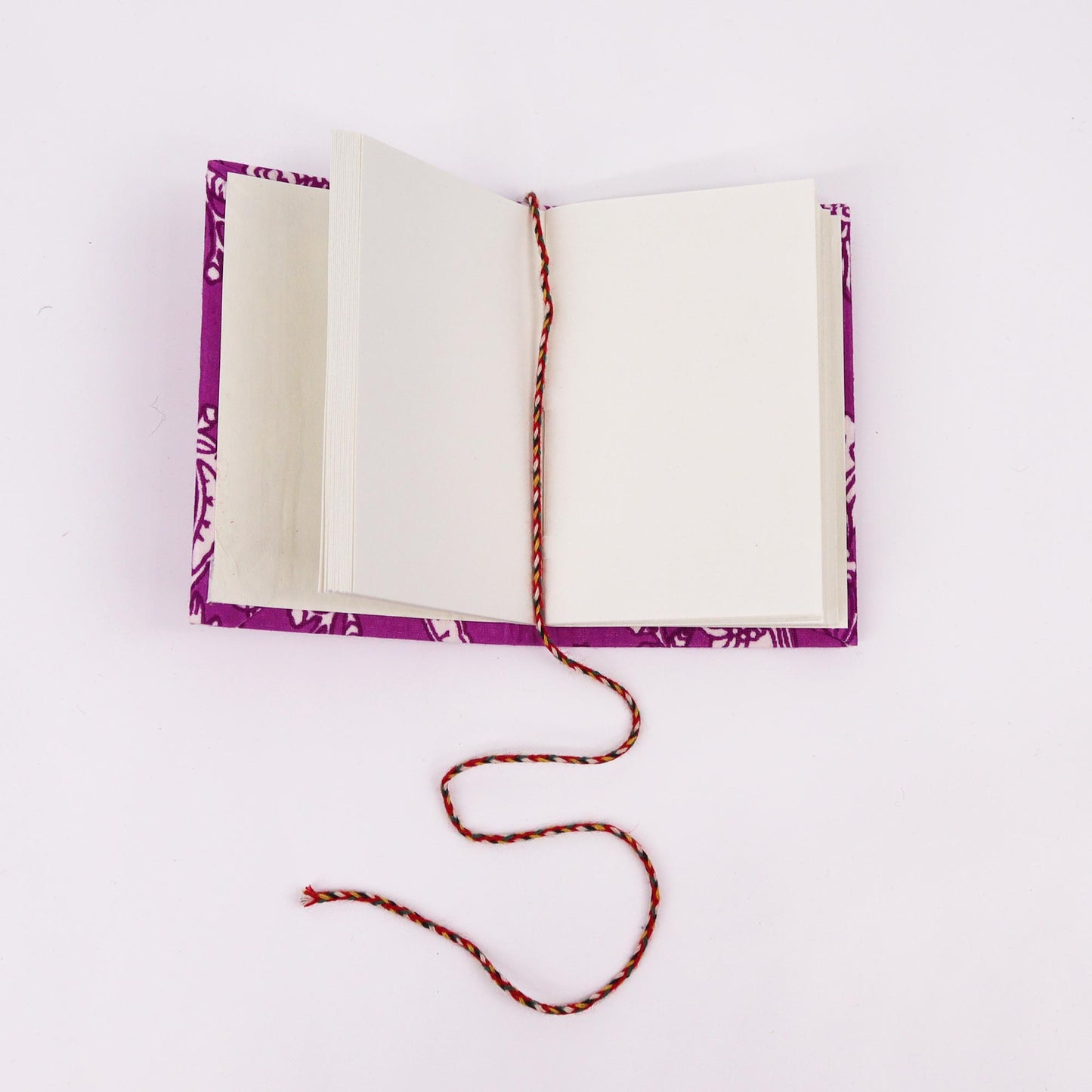 Verschiedene Notizbücher mit Baumwolleinband, Blumendruck, 7 x 10 cm, 1 Stück