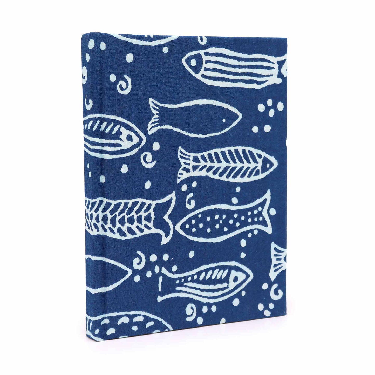 Notizbücher mit Baumwolleinband, 20 x 15 cm, 96 Seiten, Indigo Fish