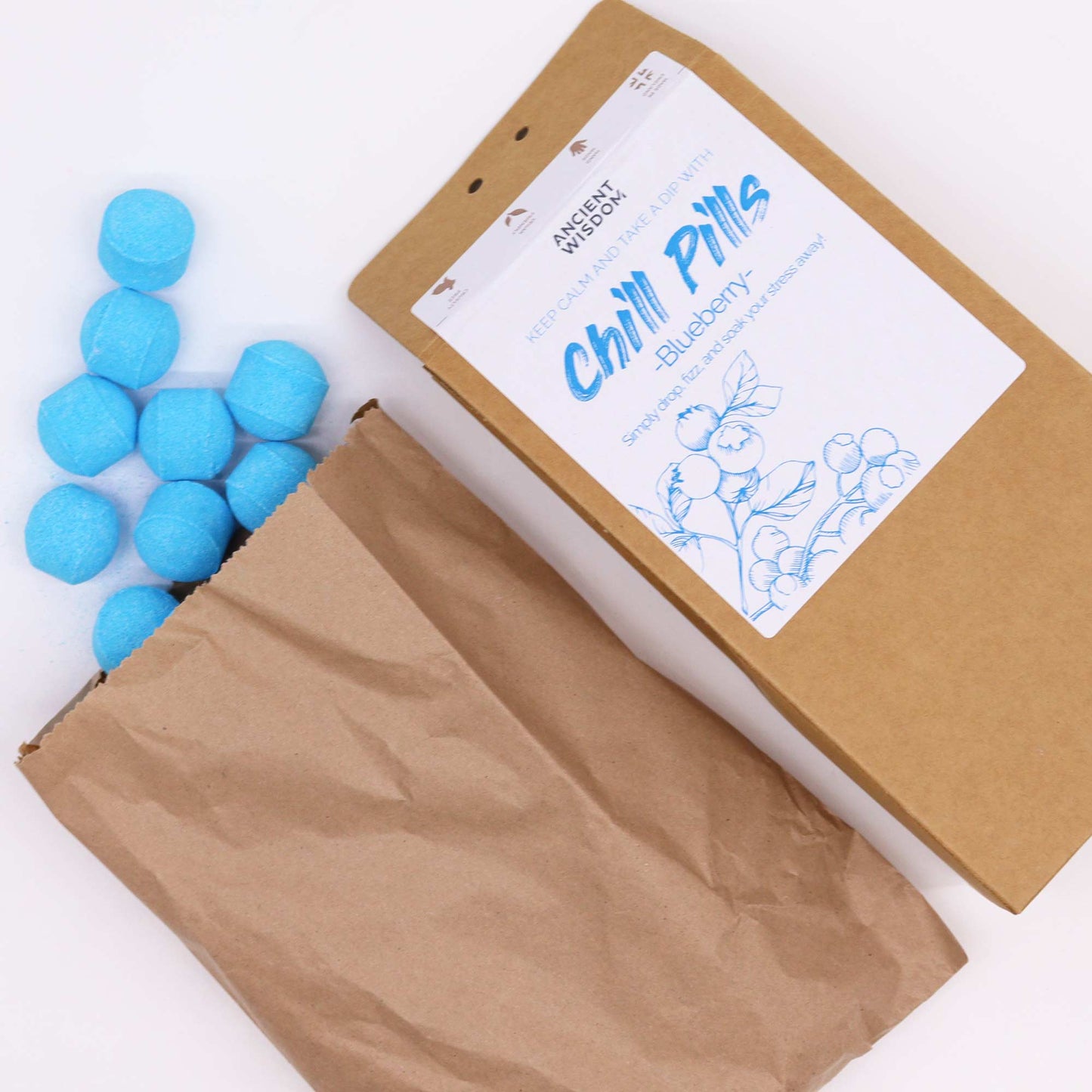 Chill Pills Geschenkpackung 350 g - Blaubeere