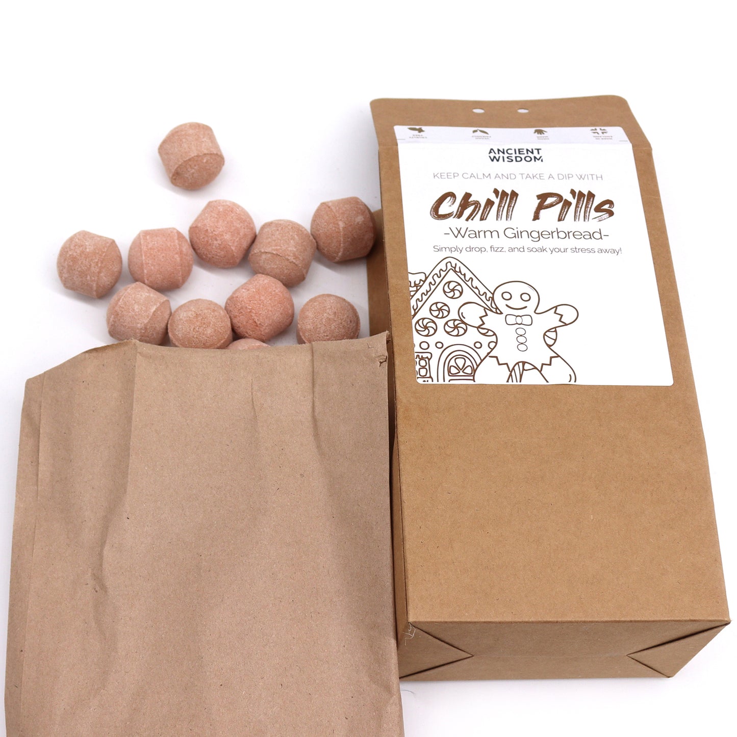 Chill Pills Geschenkpackung 350g - Warmer Lebkuchen