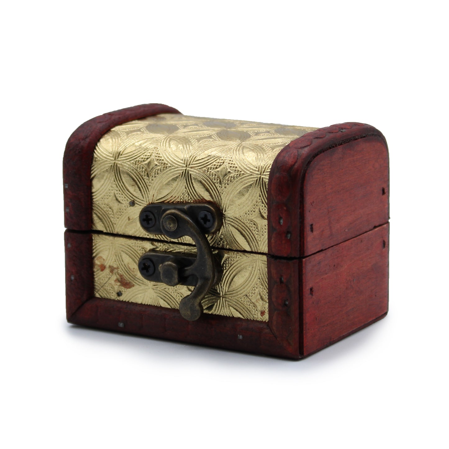 Mini Colonial Boxes - Gold. 5cm x 6cm x 6cm