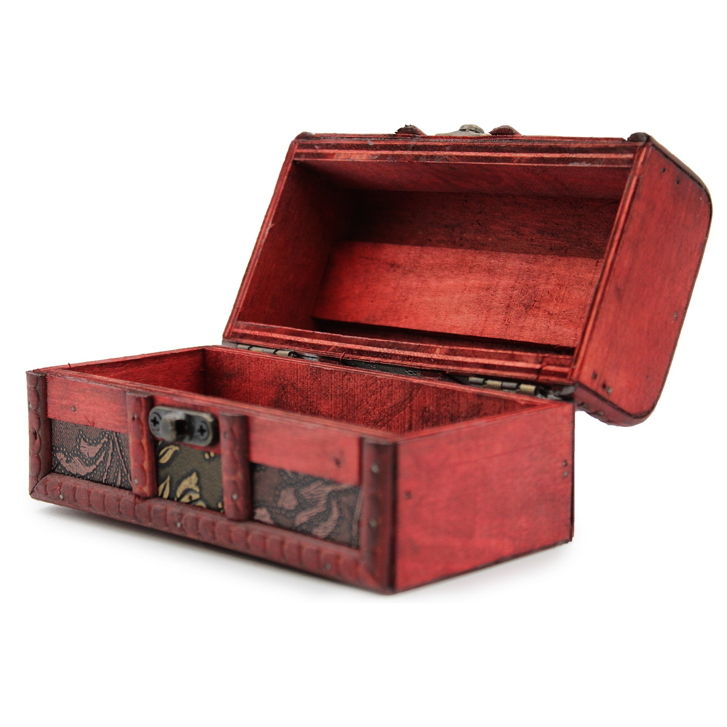 Lrg Colonial Boxes - Gold Panel. 8cm x 15cm x 8cm