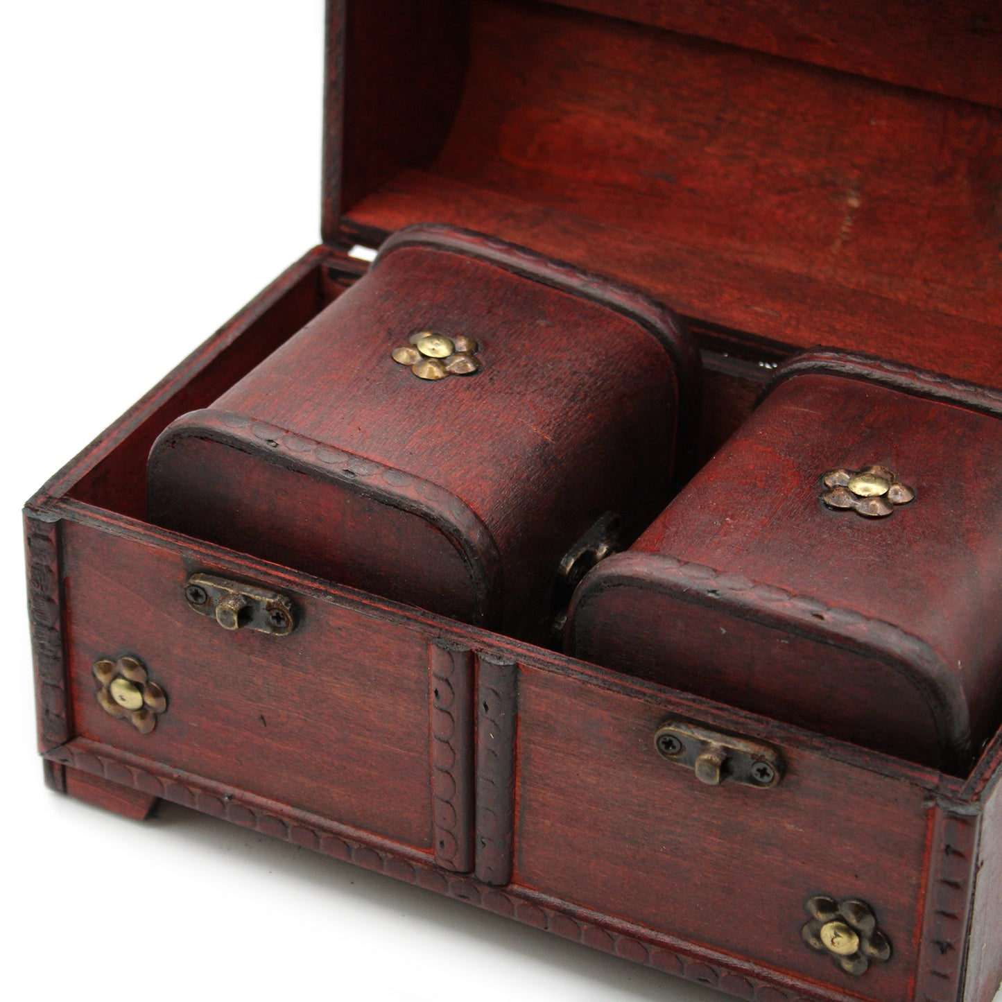 Large Classic Chest - Set of 3. 22cm x 15cm x 13.5cm / 8.5cm x 10cm x 8.5cm