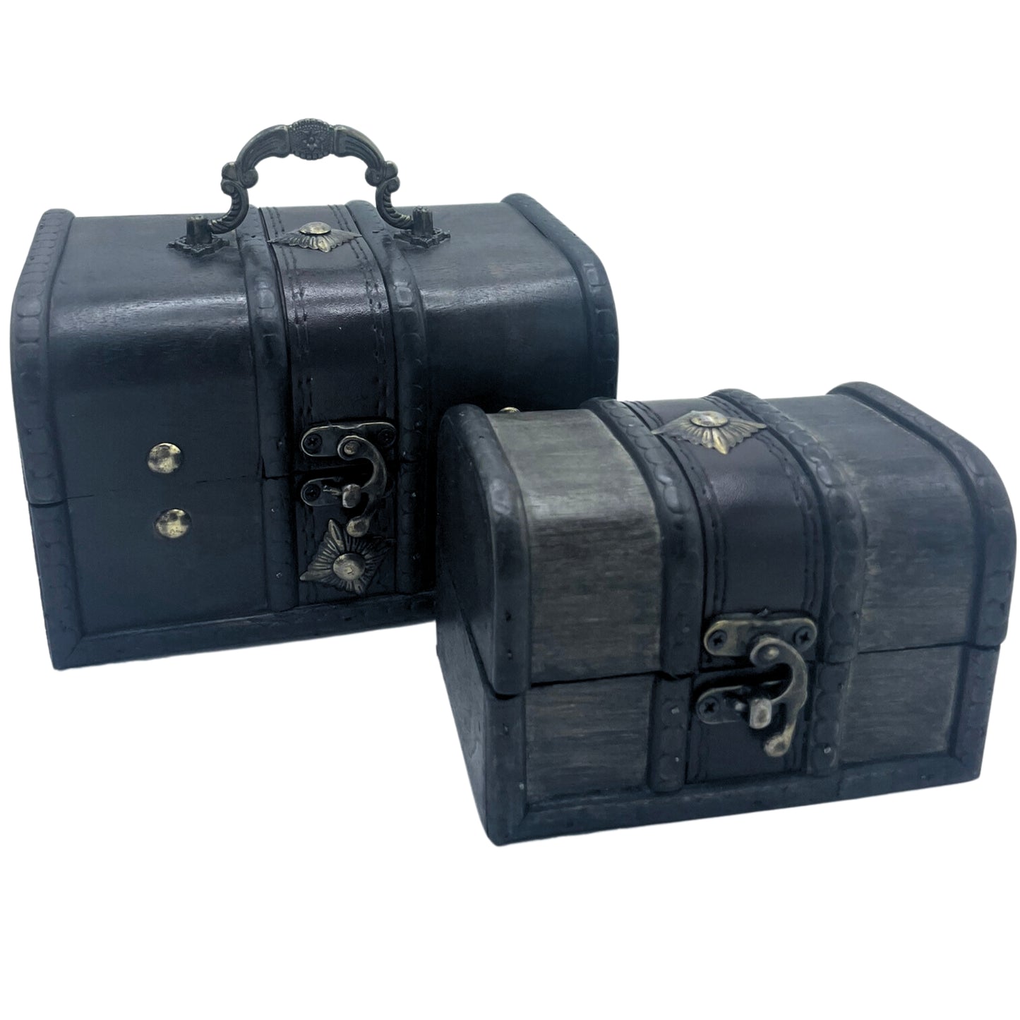 Treasure Chest - Set of 2 - Grey.