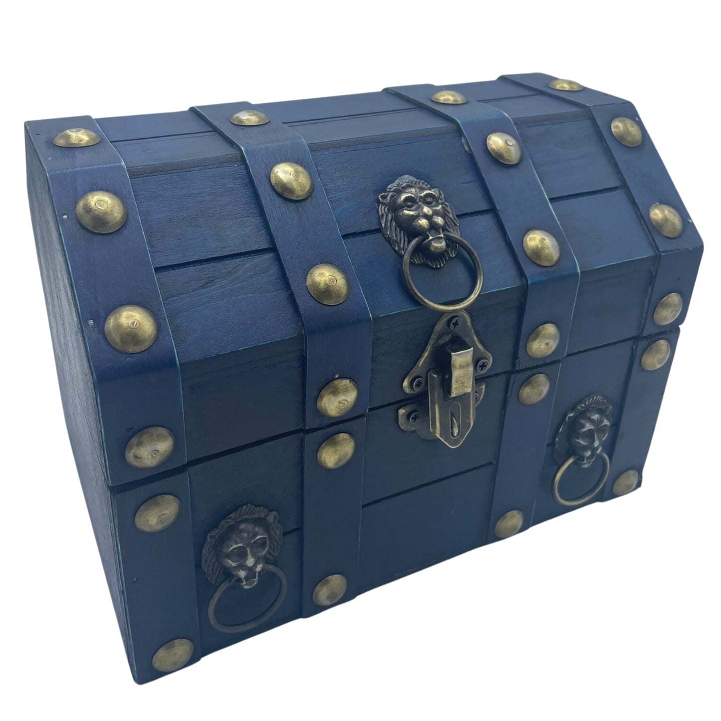 Large Treasure Chest - Teal. 21x15.5x16 (cm)