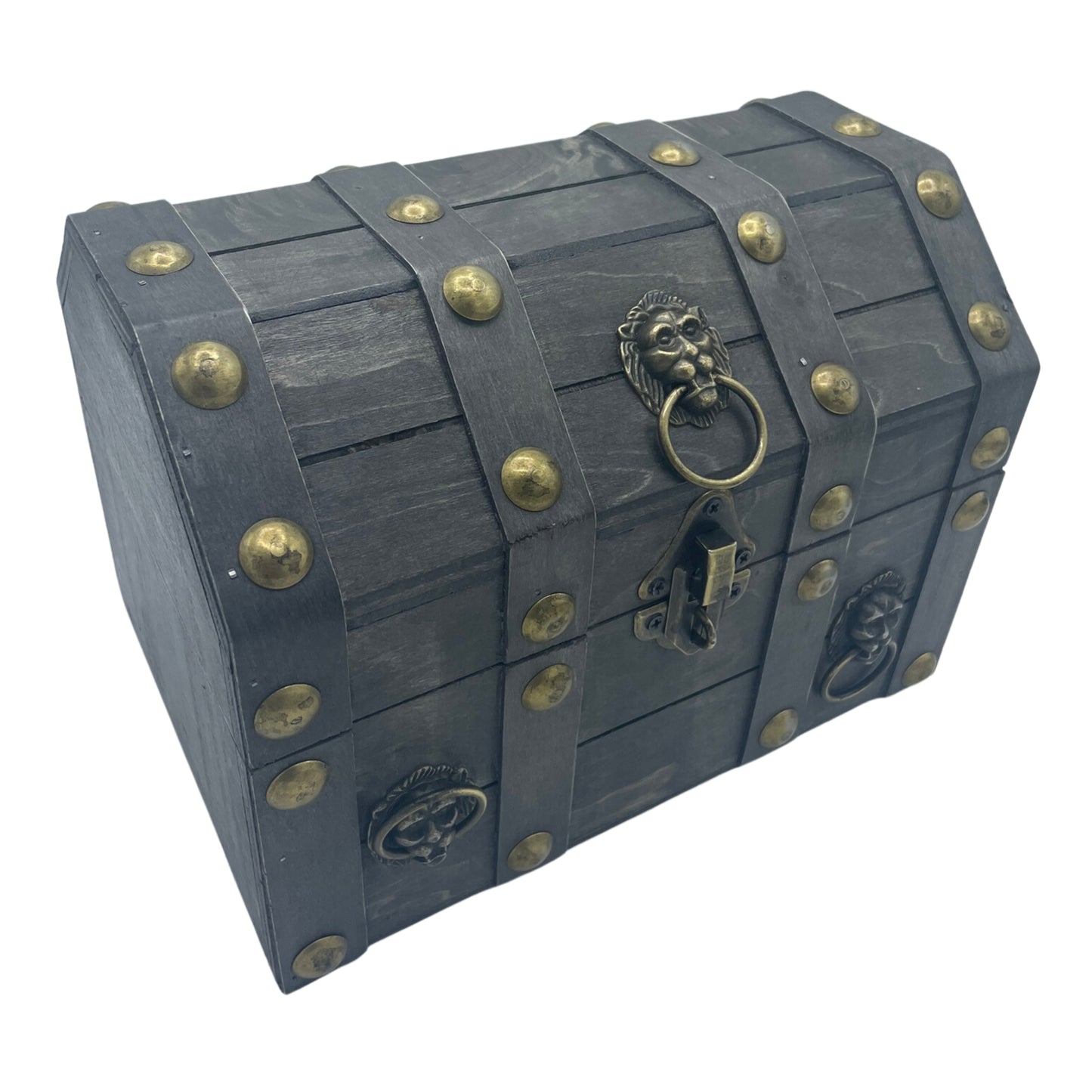 Large Treasure Chest - Grey. 21x15,5x16 (cm)