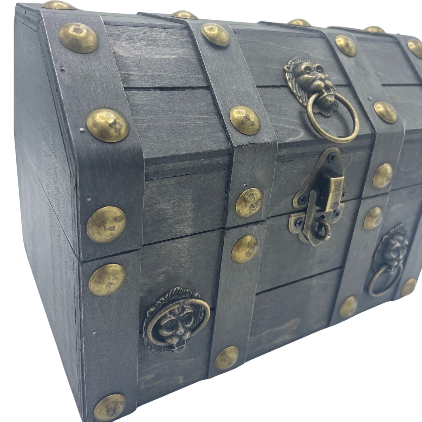 Large Treasure Chest - Grey. 21x15,5x16 (cm)