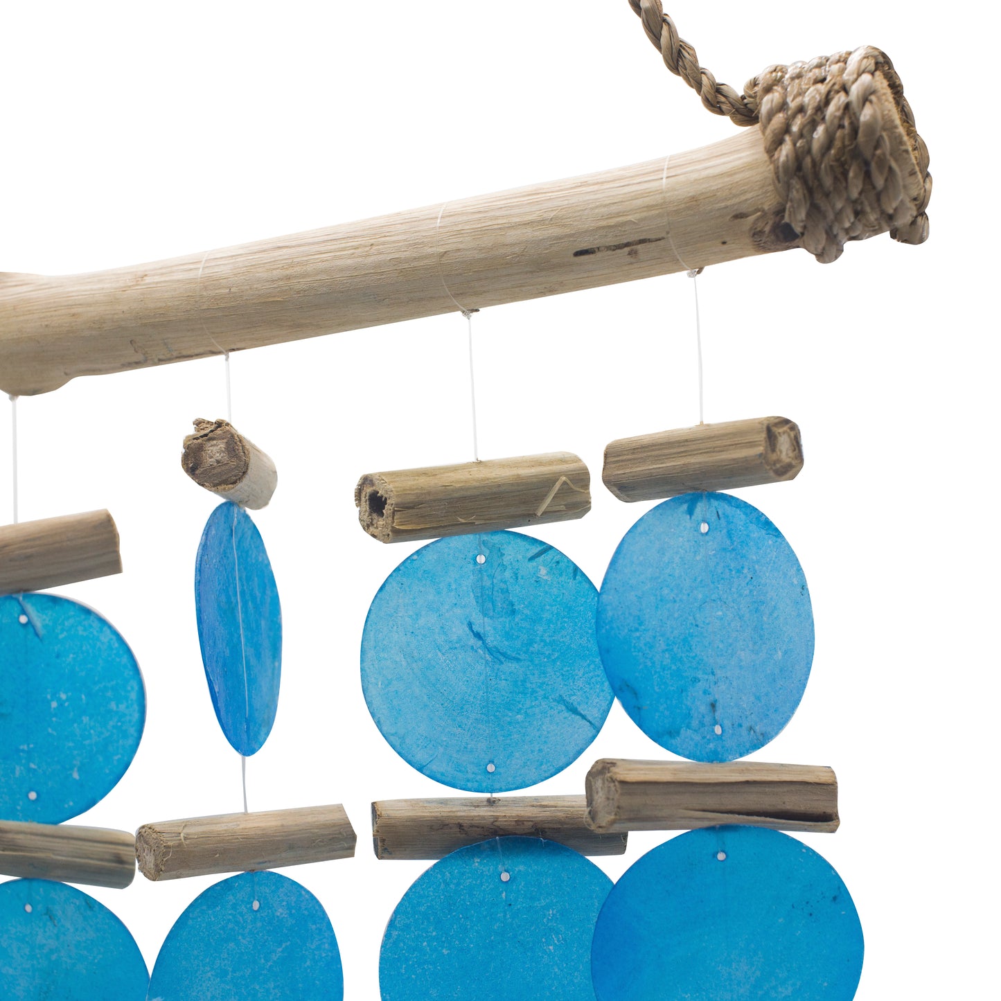 Blaues Treibholz-Glockenspiel