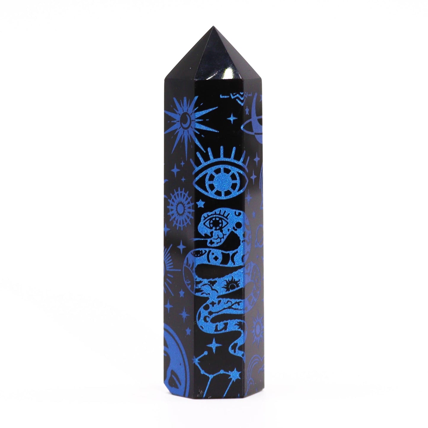 Schwarze Obsidianspitze - Mystic Story - Mitternachtsblau