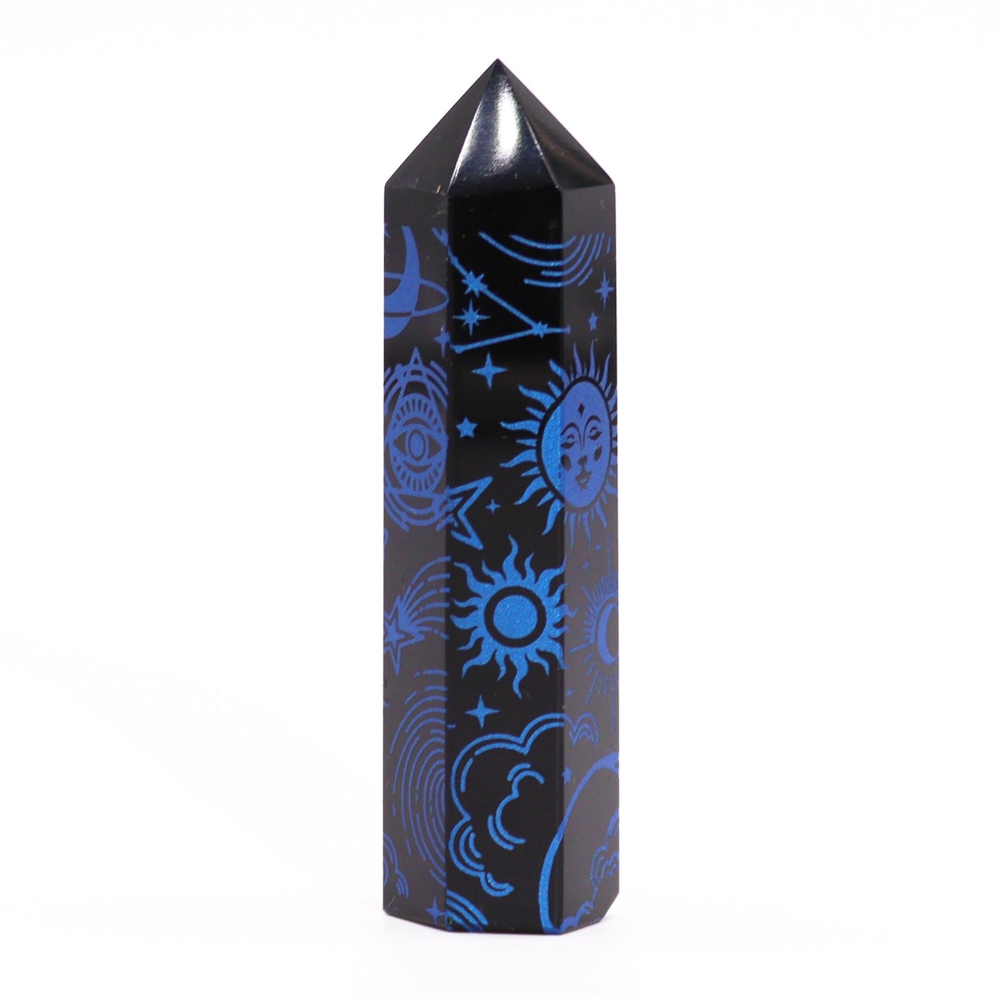 Schwarze Obsidianspitze - Mystic Story - Mitternachtsblau