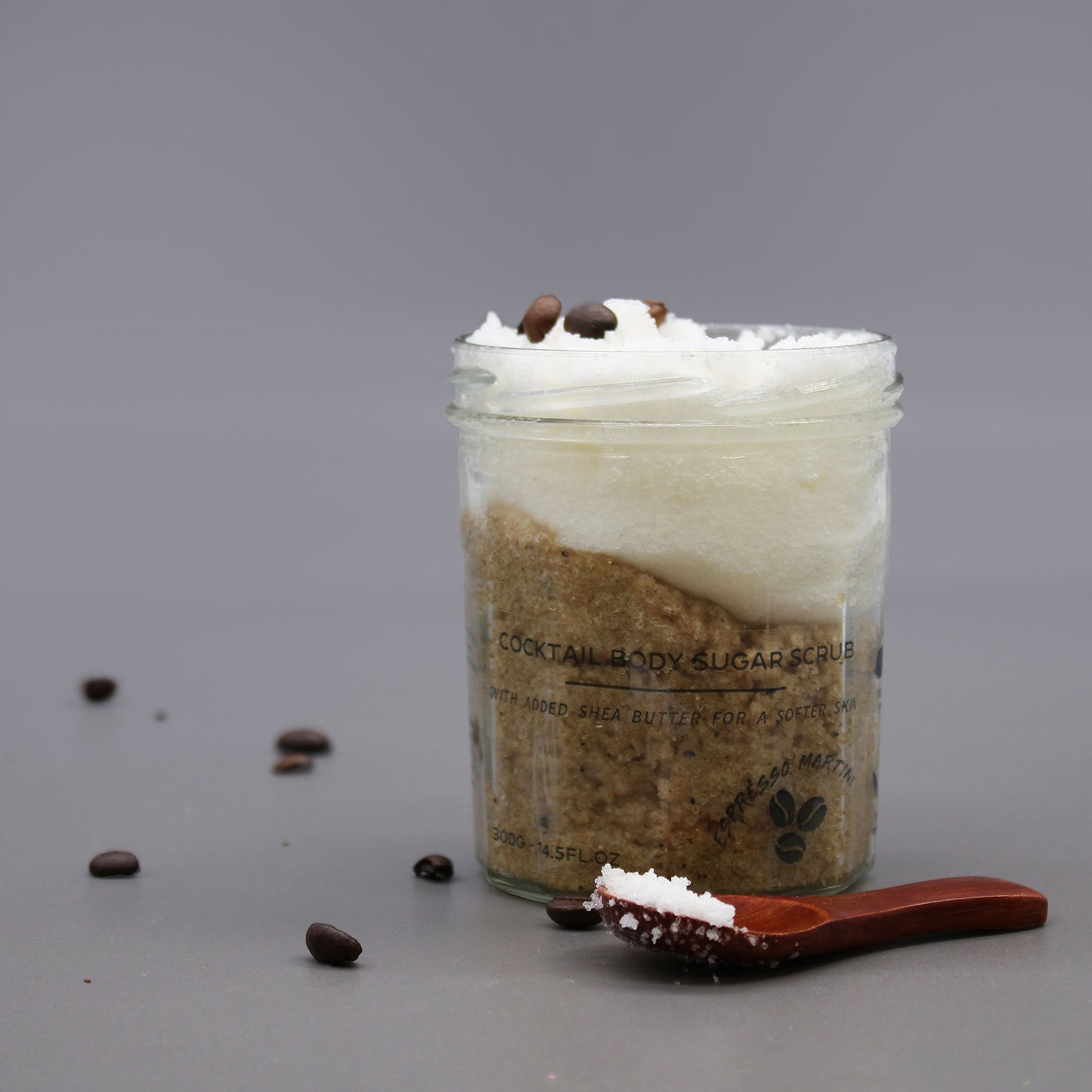 Duftendes Zucker-Körperpeeling – Espresso Martini 300 g