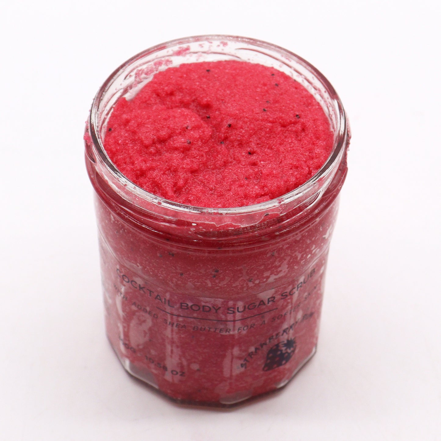 Duftendes Zucker-Körperpeeling – Erdbeer-Rum, 300 g