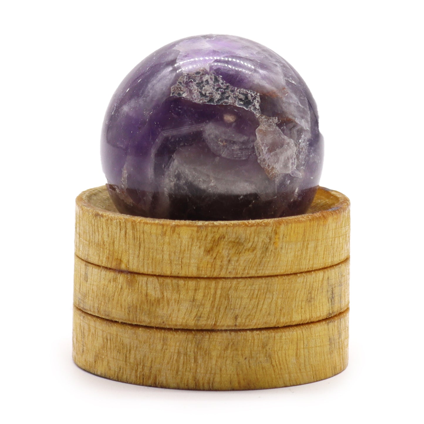 Edelsteinkugel 40mm - Afrikanischer Amethyst mit Ständer