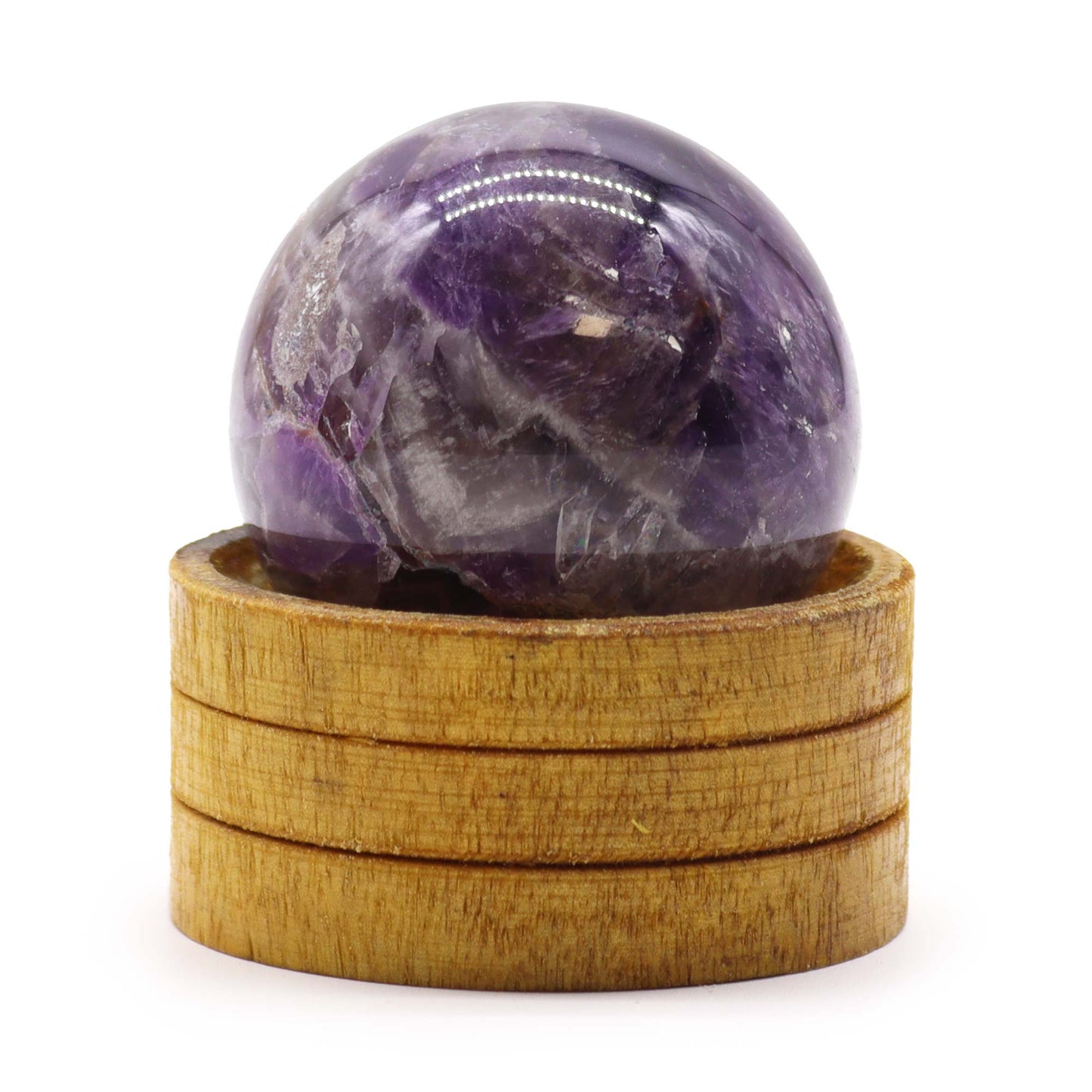 Edelsteinkugel 50mm - Afrikanischer Amethyst mit Ständer