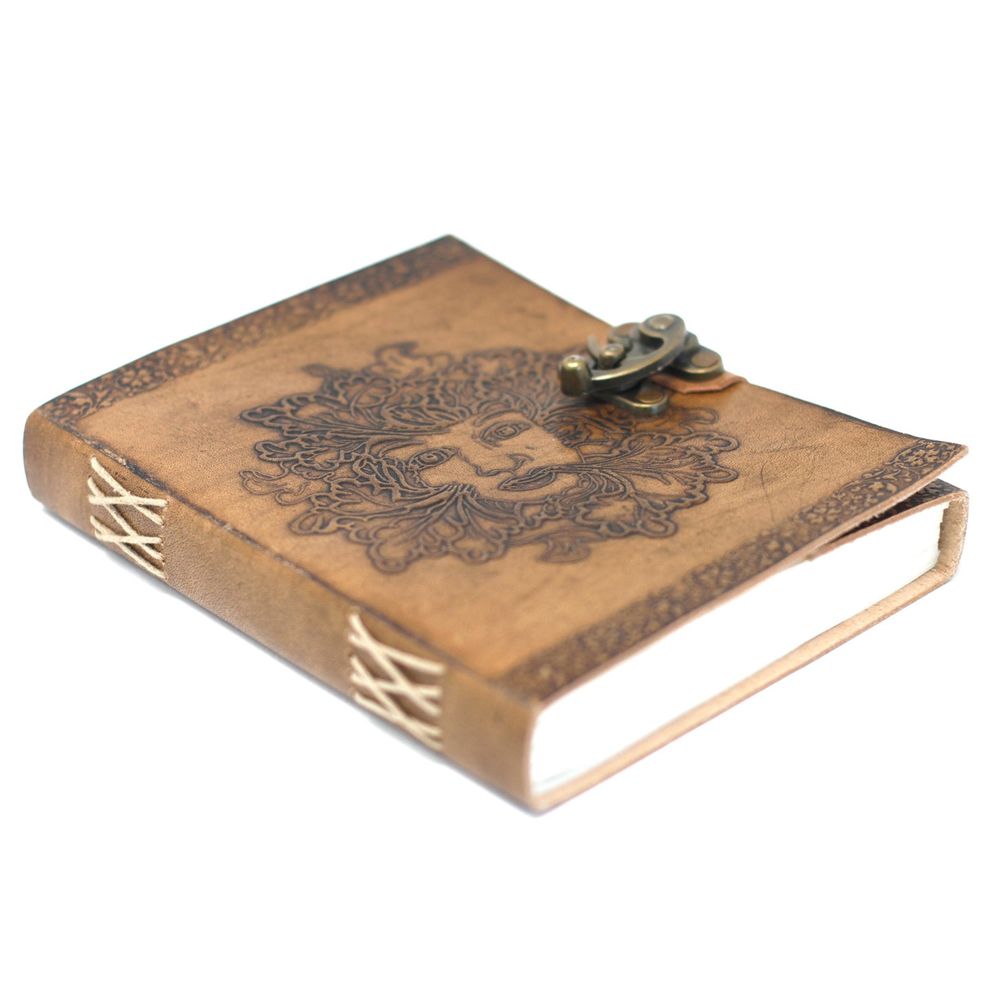Greenman-Notizbuch aus Leder (6x8 Zoll)