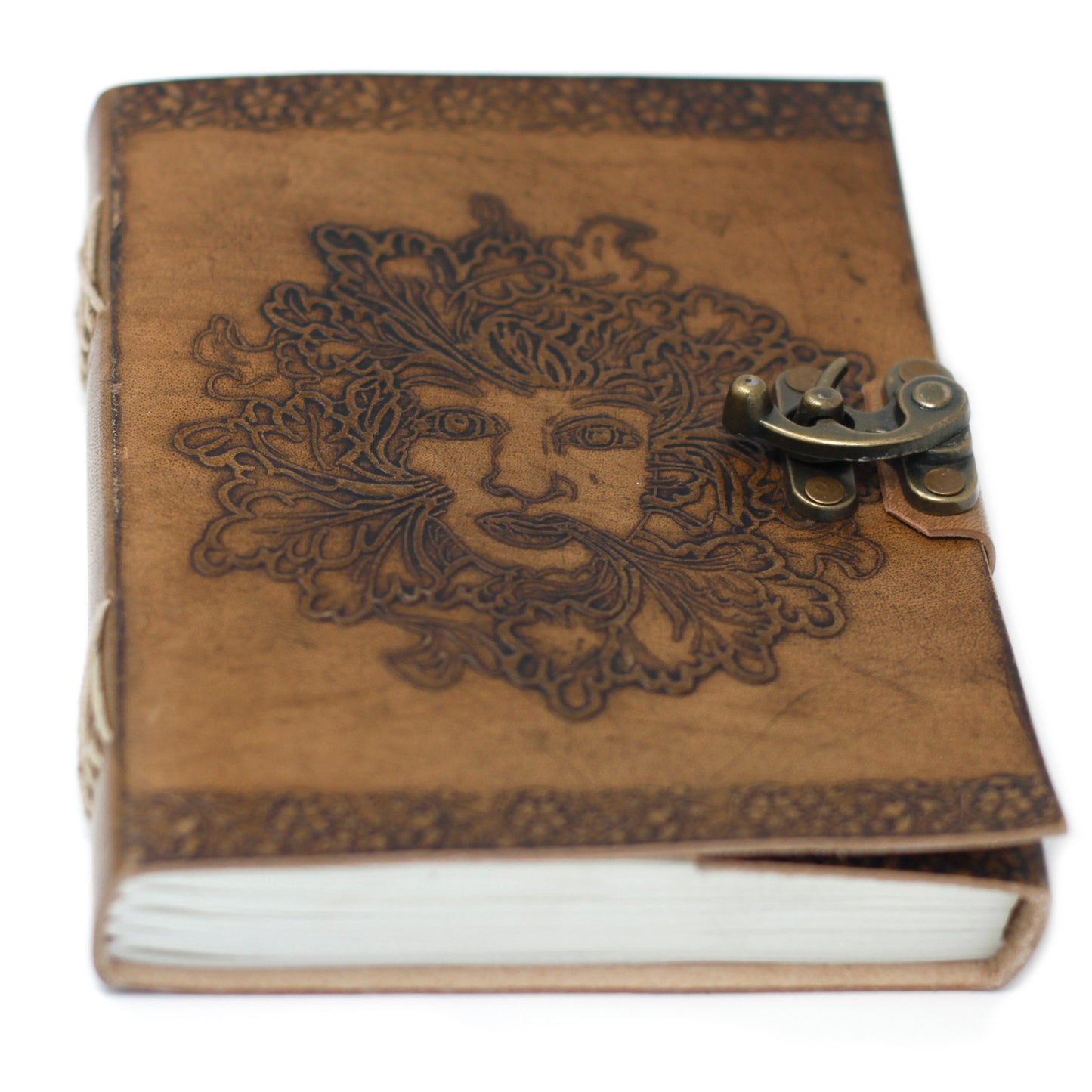 Greenman-Notizbuch aus Leder (6x8 Zoll)